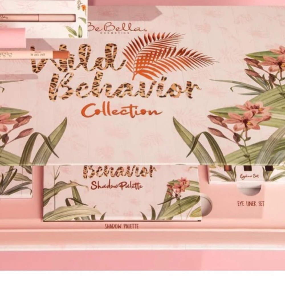 New BeBella Cosmetics Wild Behavior Collection Shadow Eyeliner Lip Liner Gloss